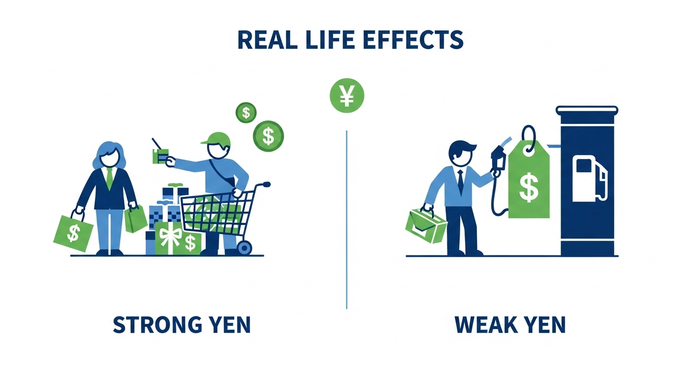 円高と円安の影響